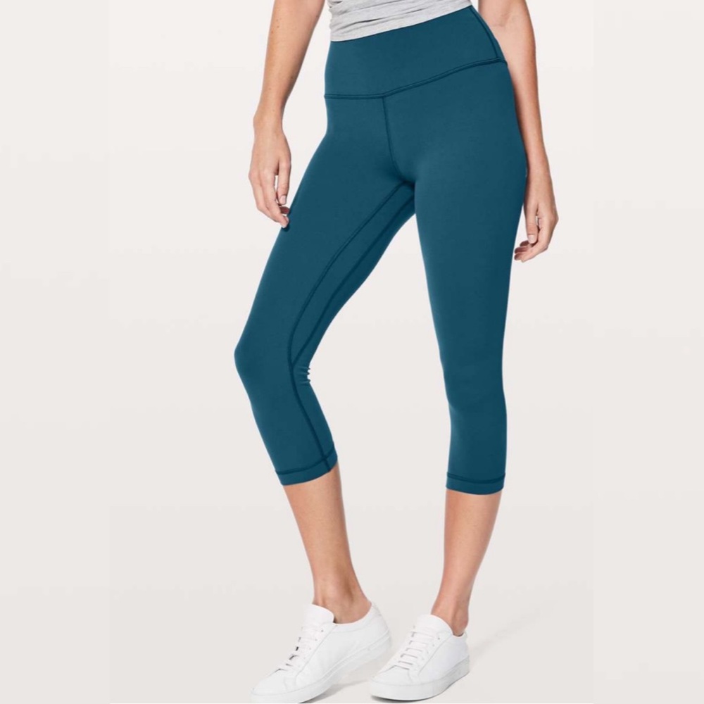 Lululemon Align Crop 21" Nile Blue